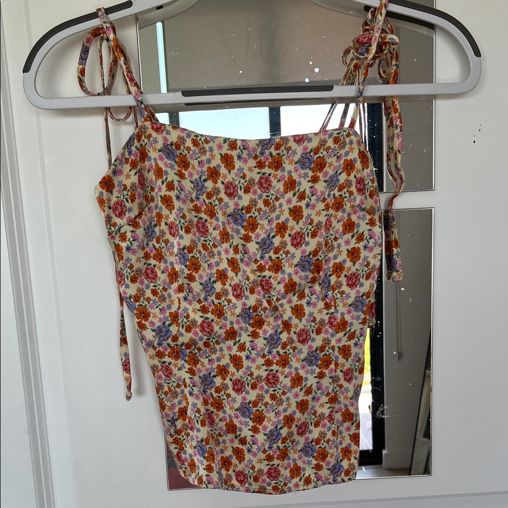 Topshop Floral Print Women's Top